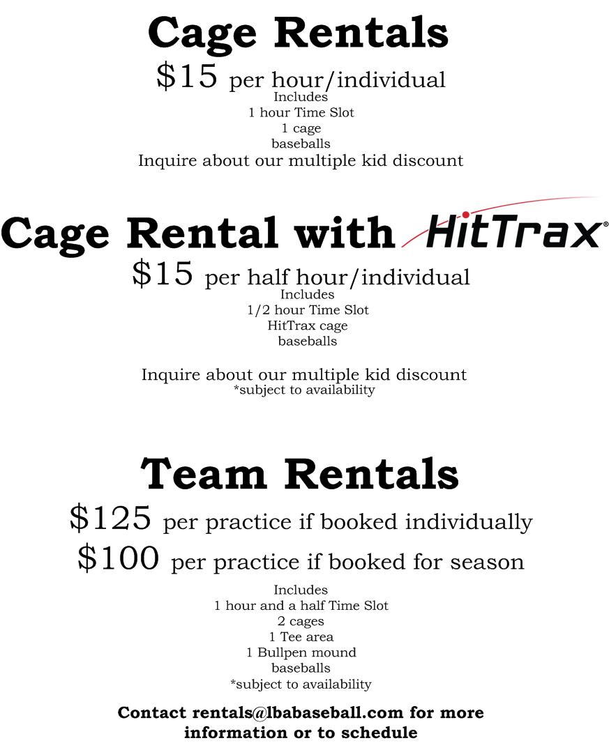 NSC Pricing rentals